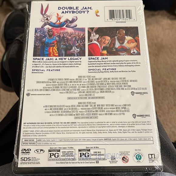 Space Jam and Space Jam a new legacy two movies one package new unopened - Picture 5 of 5